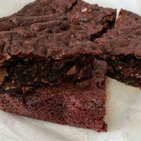 Almond Chocolate Brownies, Vegan-Gluten-Free