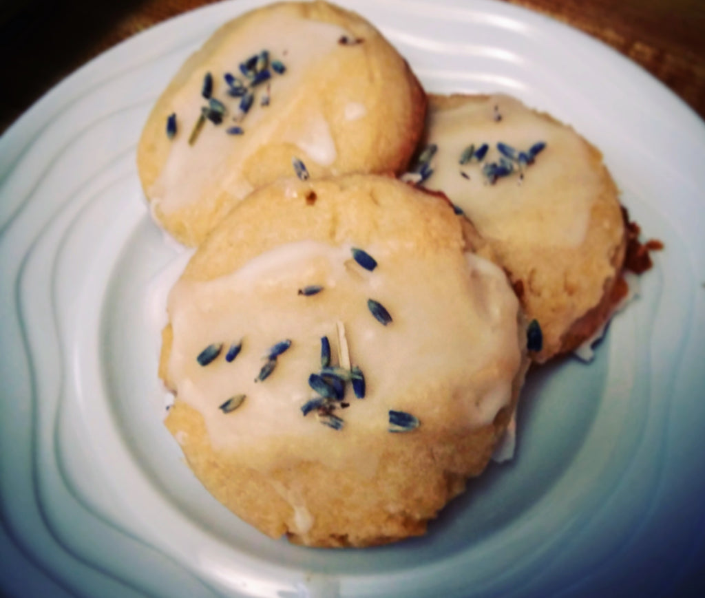 Vegan Lemon Lavender Shortbread