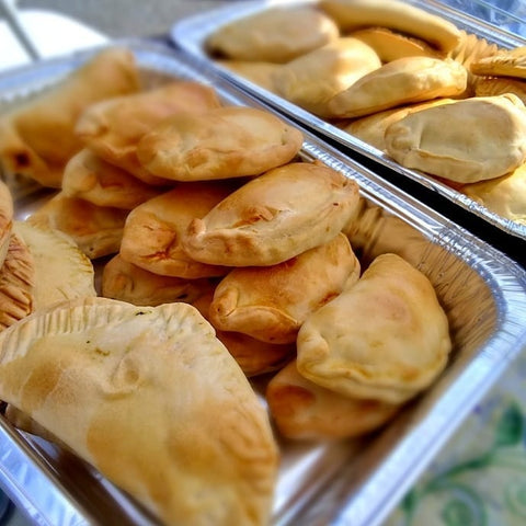 Vegan Empanadas available for free local delivery on Fridays from 4-7pm